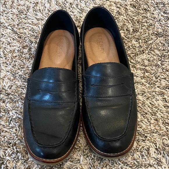 Sperry Women's Classic Black Loafers - Picture 1 of 1